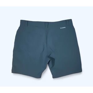 SIMMS FISHING SHORTS MENS 38 Blue Lightweight